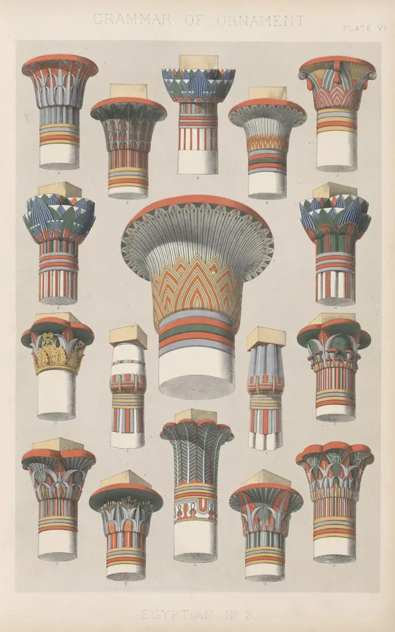Egyptian No. 3 av Owen Jones