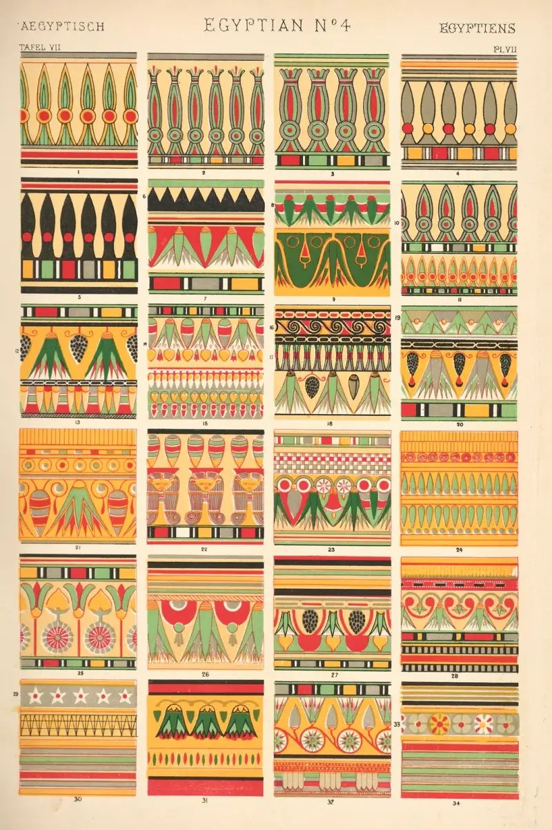 Egyptian No. 4 av Owen Jones