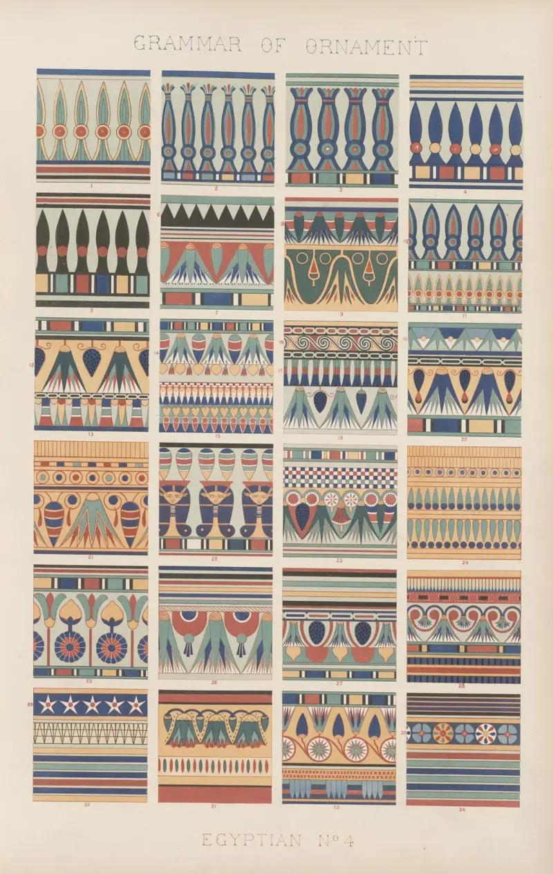 Egyptian No. 4 av Owen Jones