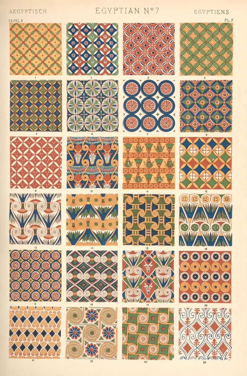 Egyptisk nr 7 av Owen Jones