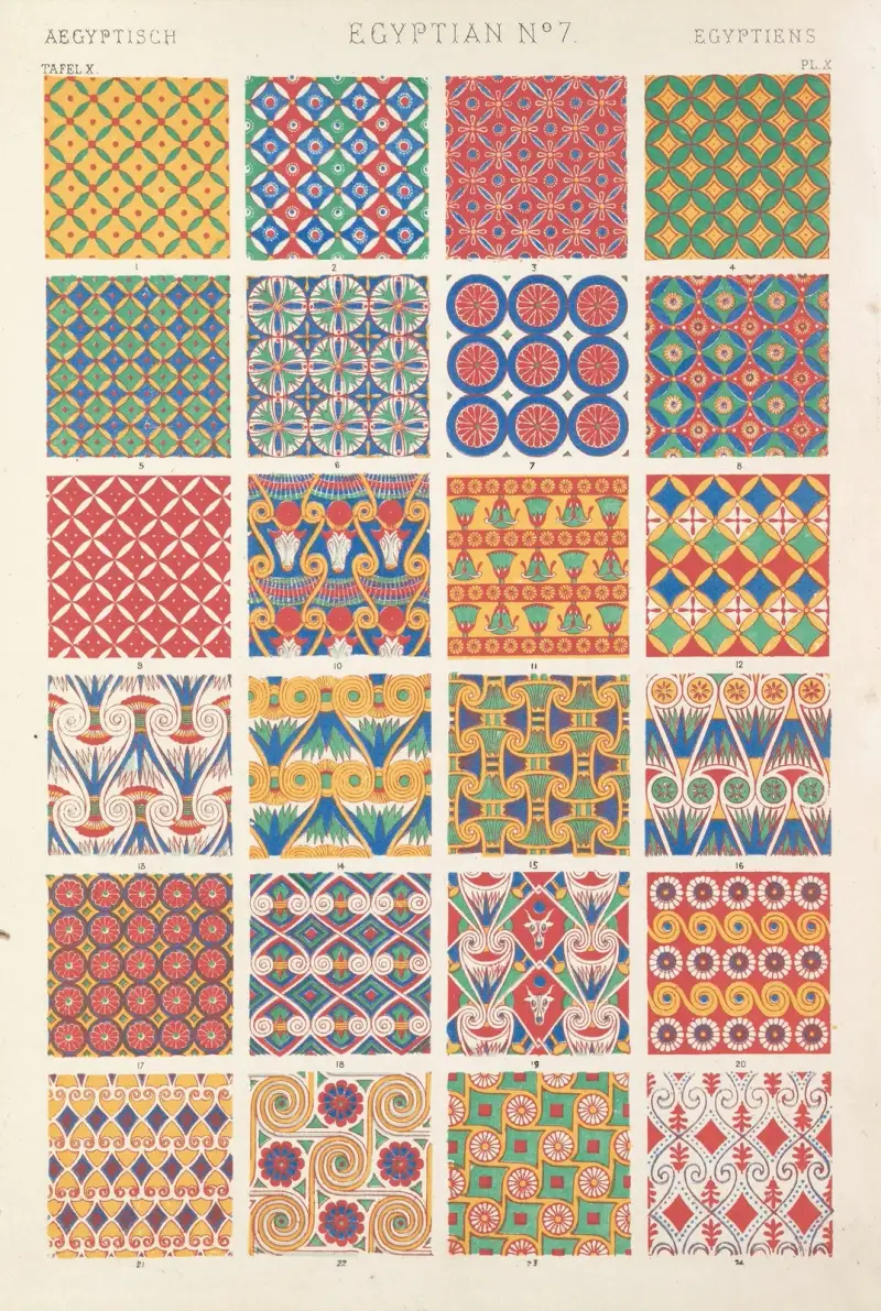 Egyptian No. 7 av Owen Jones