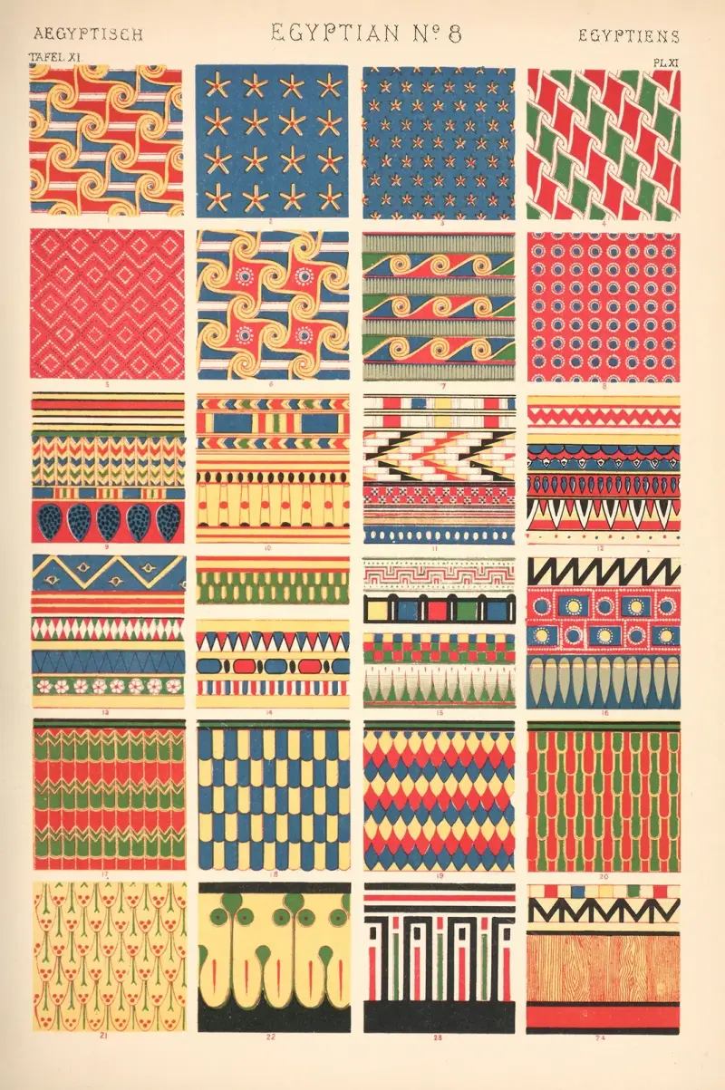 Egyptian No. 8 av Owen Jones