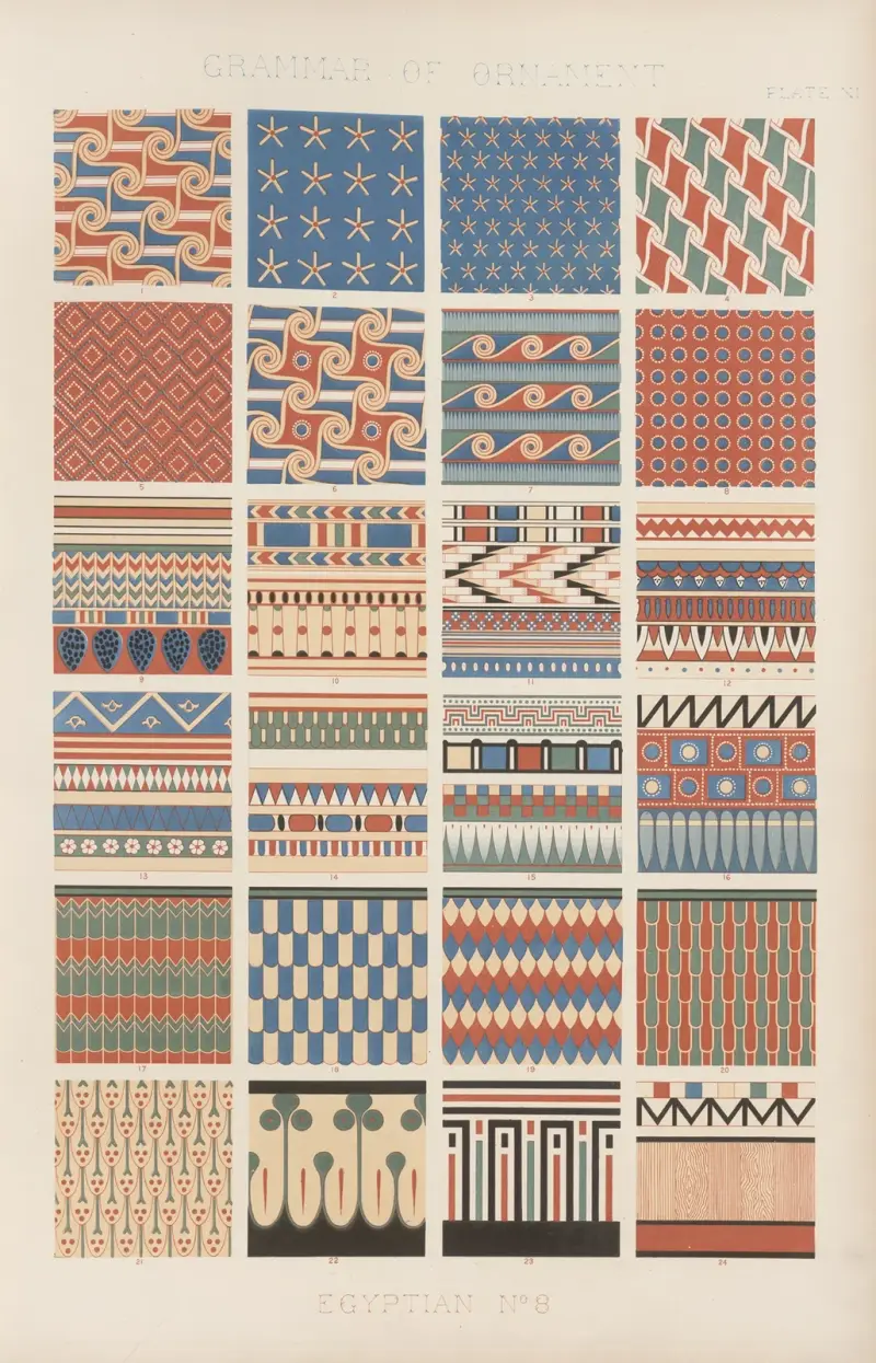 Egyptian No. 8 av Owen Jones