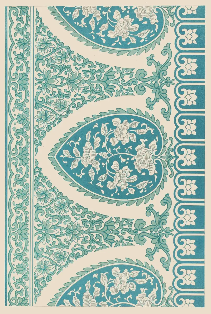 Examples of Chinese ornament, Pl.02 av Owen Jones