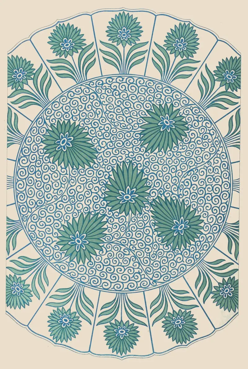 Examples of Chinese ornament, Pl.03 av Owen Jones