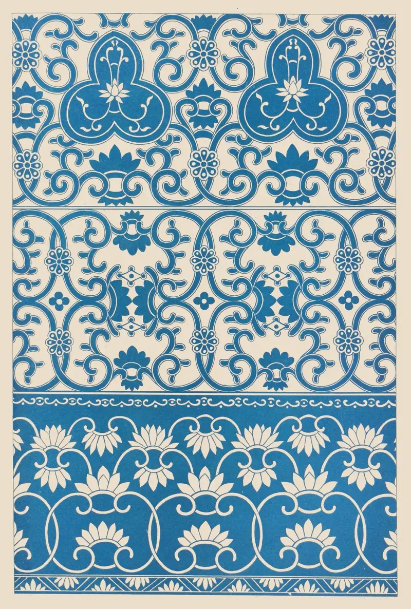 Examples of Chinese ornament, Pl.05 av Owen Jones