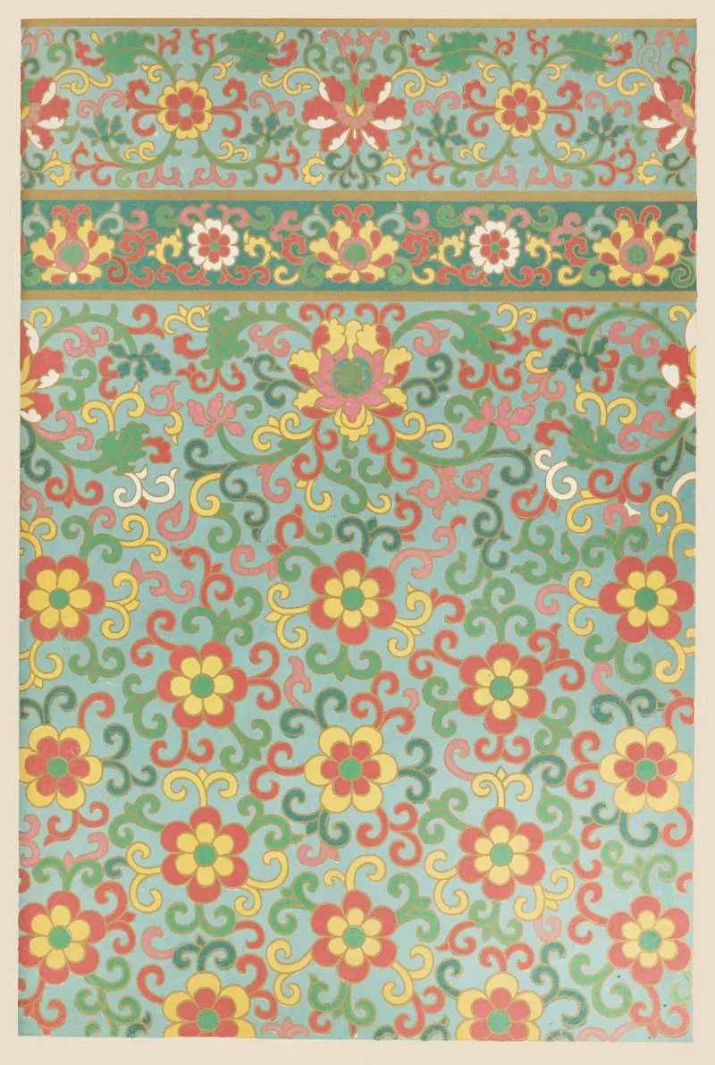 Examples of Chinese ornament, Pl.09 av Owen Jones