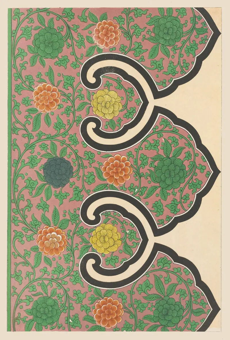 Examples of Chinese ornament, Pl.13 av Owen Jones