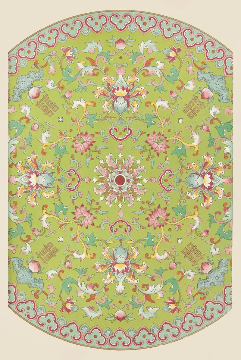 Examples of Chinese ornament, Pl.15 av Owen Jones