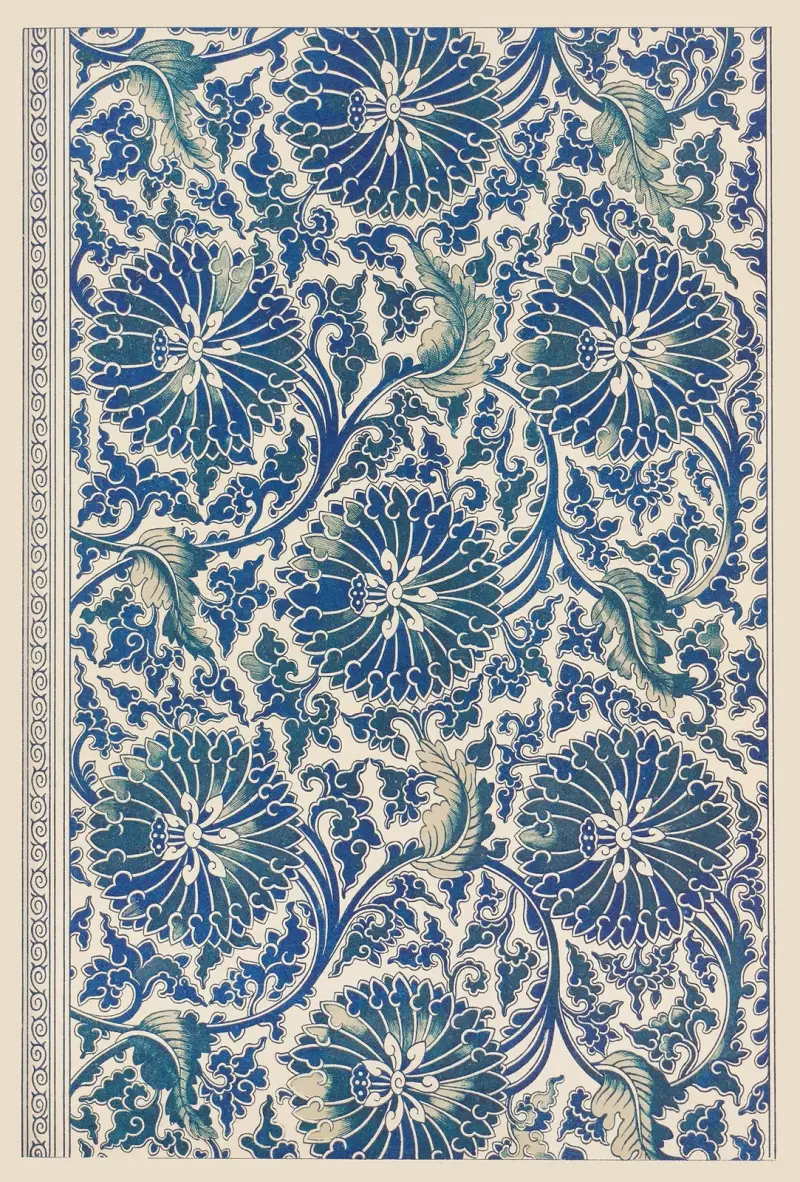 Exempel på kinesiskt ornament, Pl.19 av Owen Jones