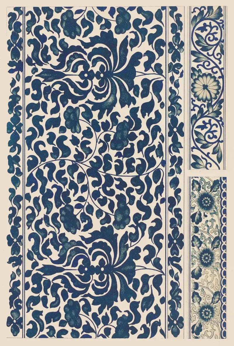 Exempel på kinesisk ornamentik, pl. 20 av Owen Jones