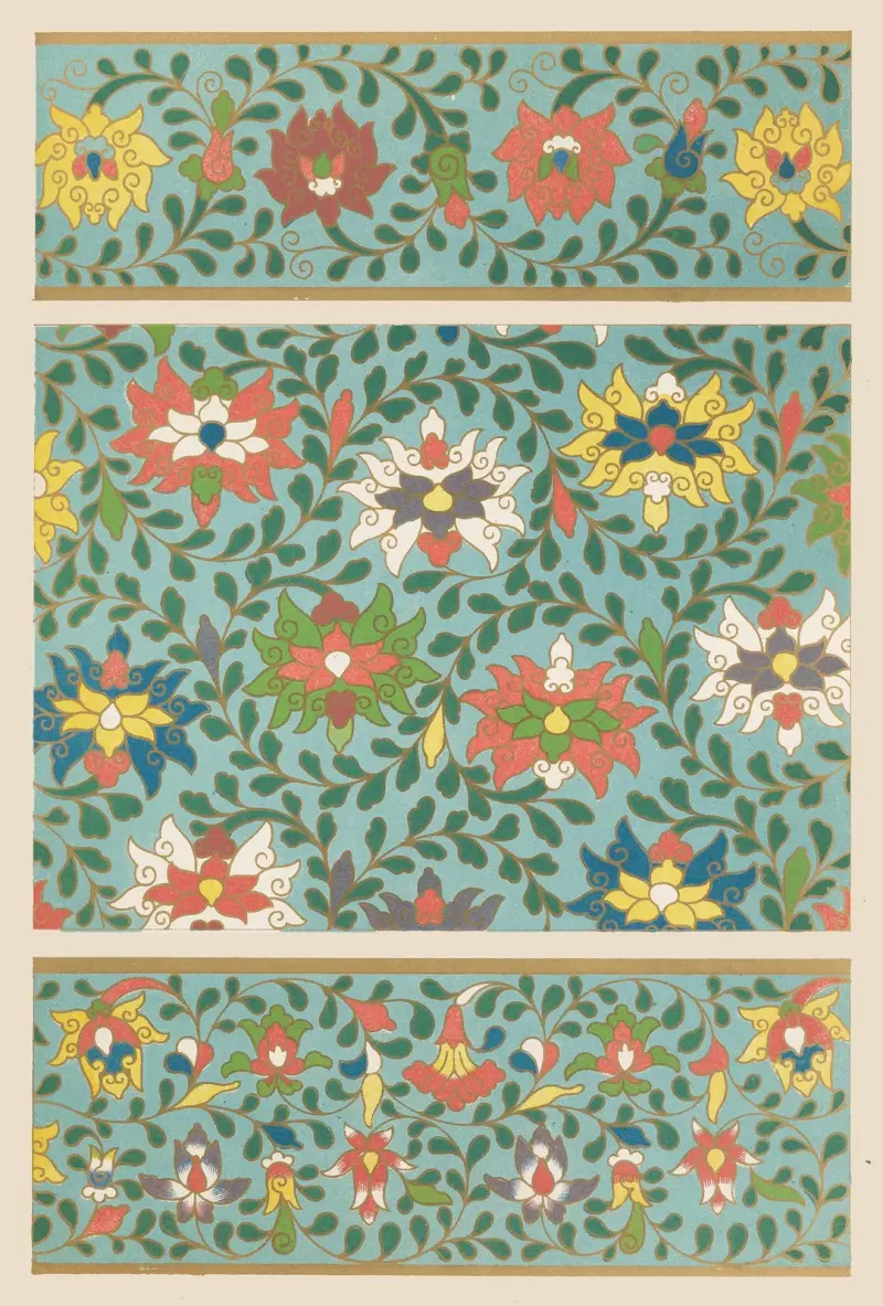Exempel på kinesiskt ornament, pl. 25 av Owen Jones