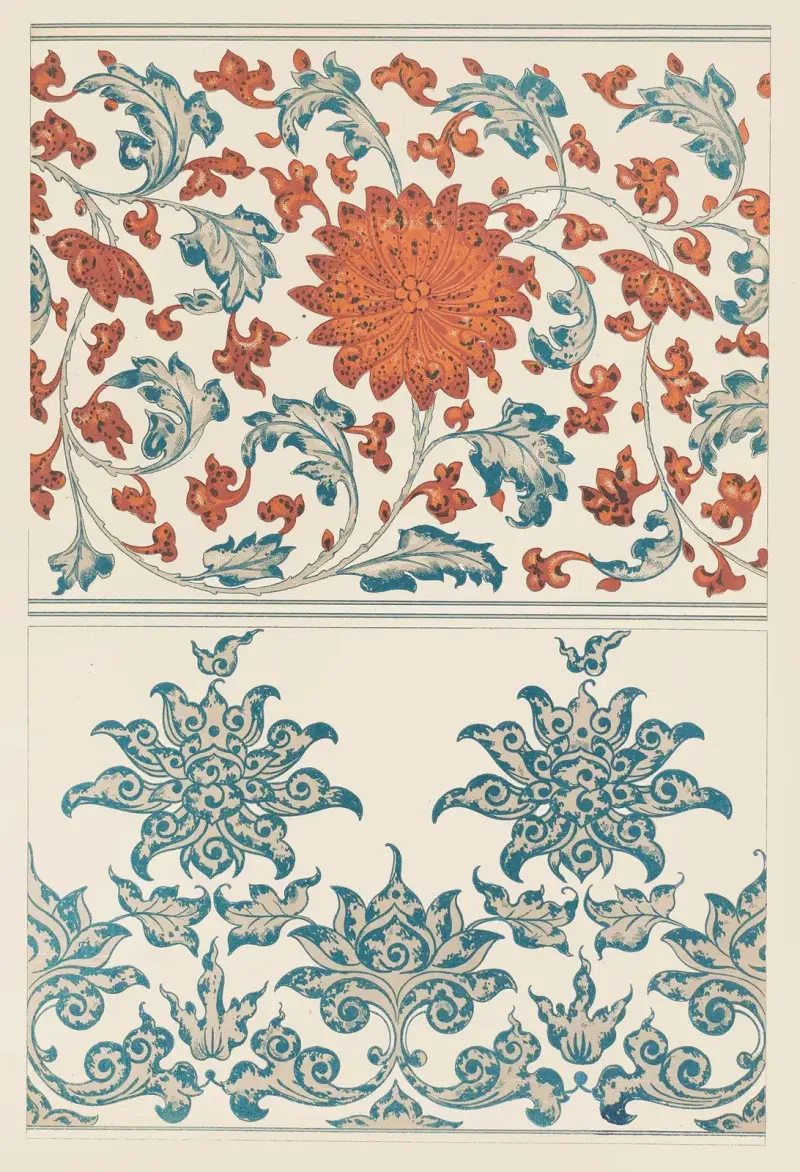 Examples of Chinese ornament, Pl.39 av Owen Jones