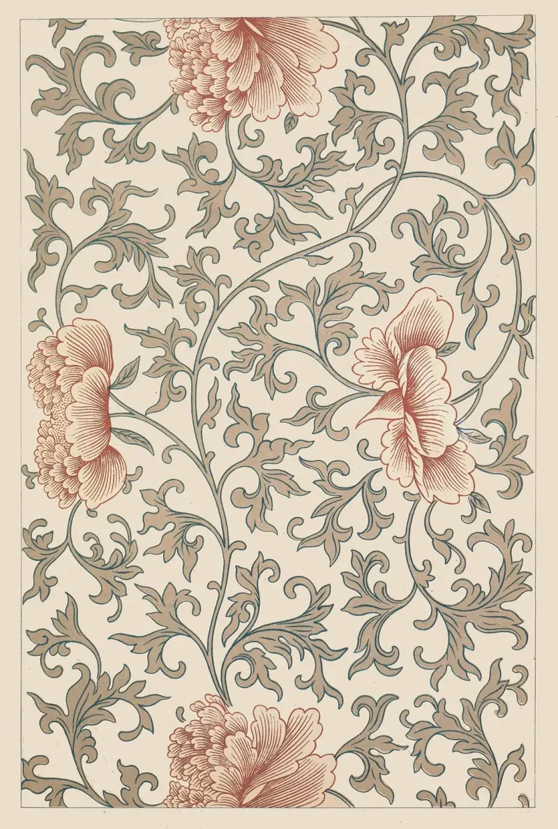 Exempel på kinesiskt ornament, pl. 42 av Owen Jones