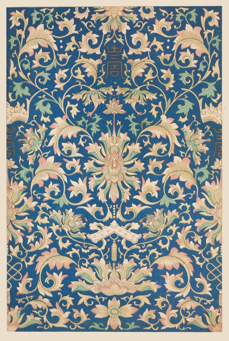 Exempel på kinesisk ornamentik, pl. 52 av Owen Jones