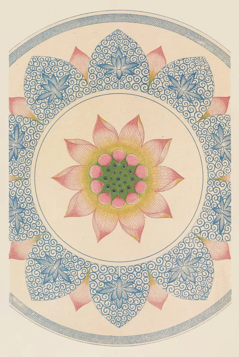 Exempel på kinesisk ornamentik, pl. 54 av Owen Jones