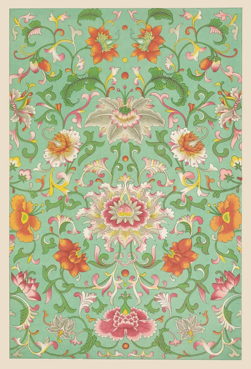 Examples of Chinese ornament, Pl.67 av Owen Jones