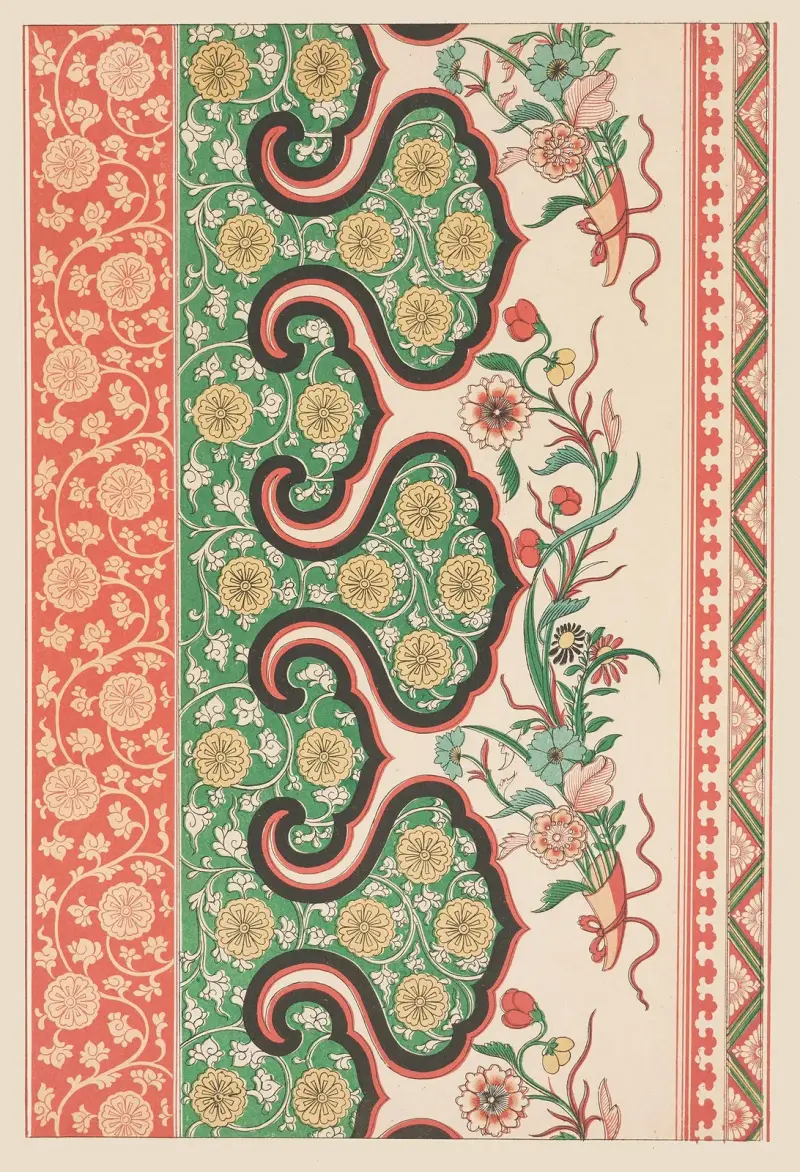 Examples of Chinese ornament, Pl.83 av Owen Jones