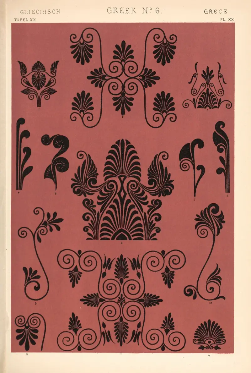 Greek No. 6 av Owen Jones