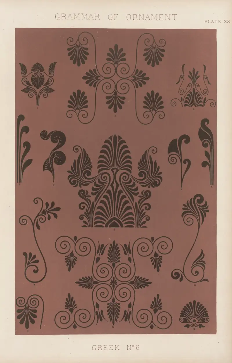 Greek No. 6 av Owen Jones
