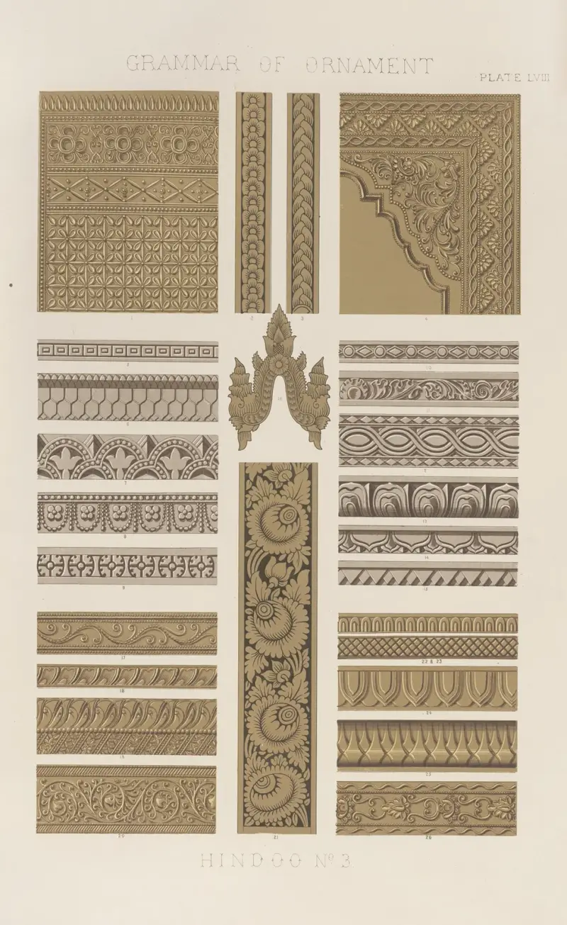 Hindoo No. 3 av Owen Jones