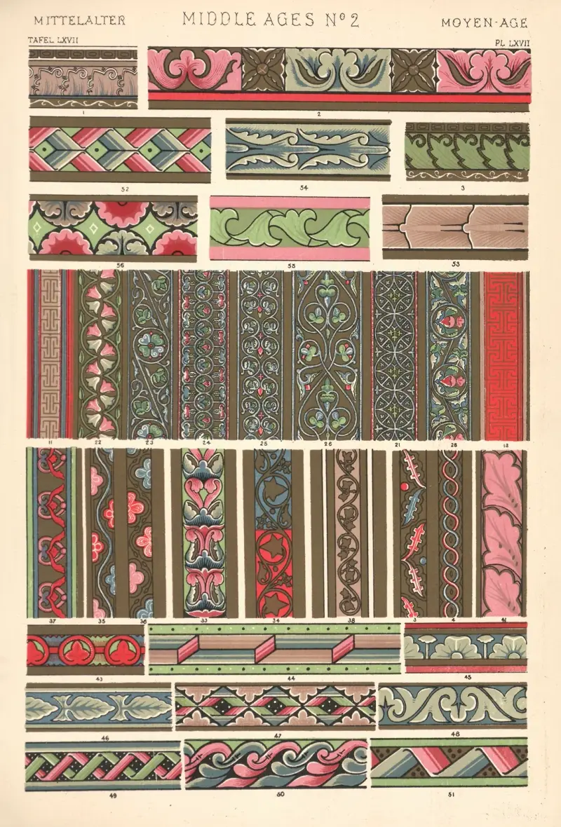 Middle Ages No. 2 av Owen Jones
