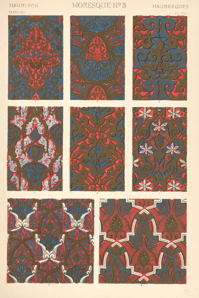 Moresque No. 3 av Owen Jones