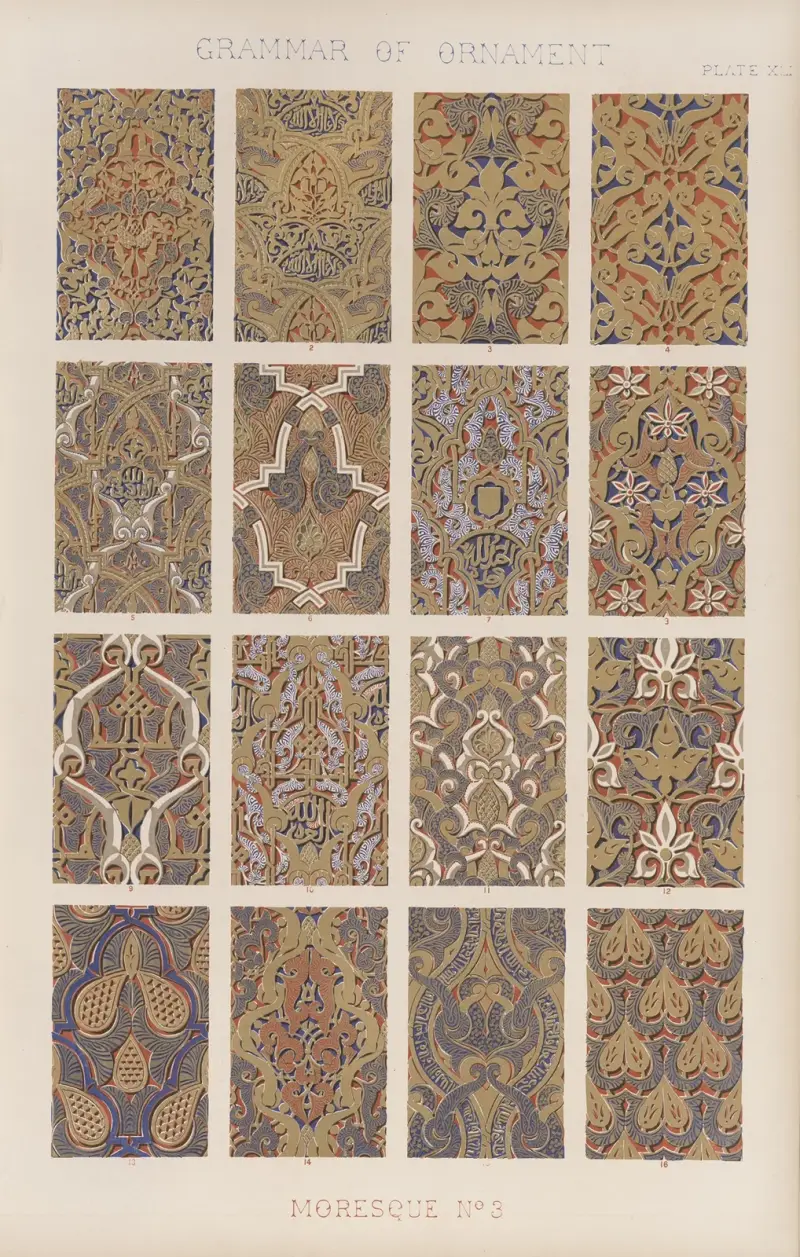Moresque No. 3 av Owen Jones