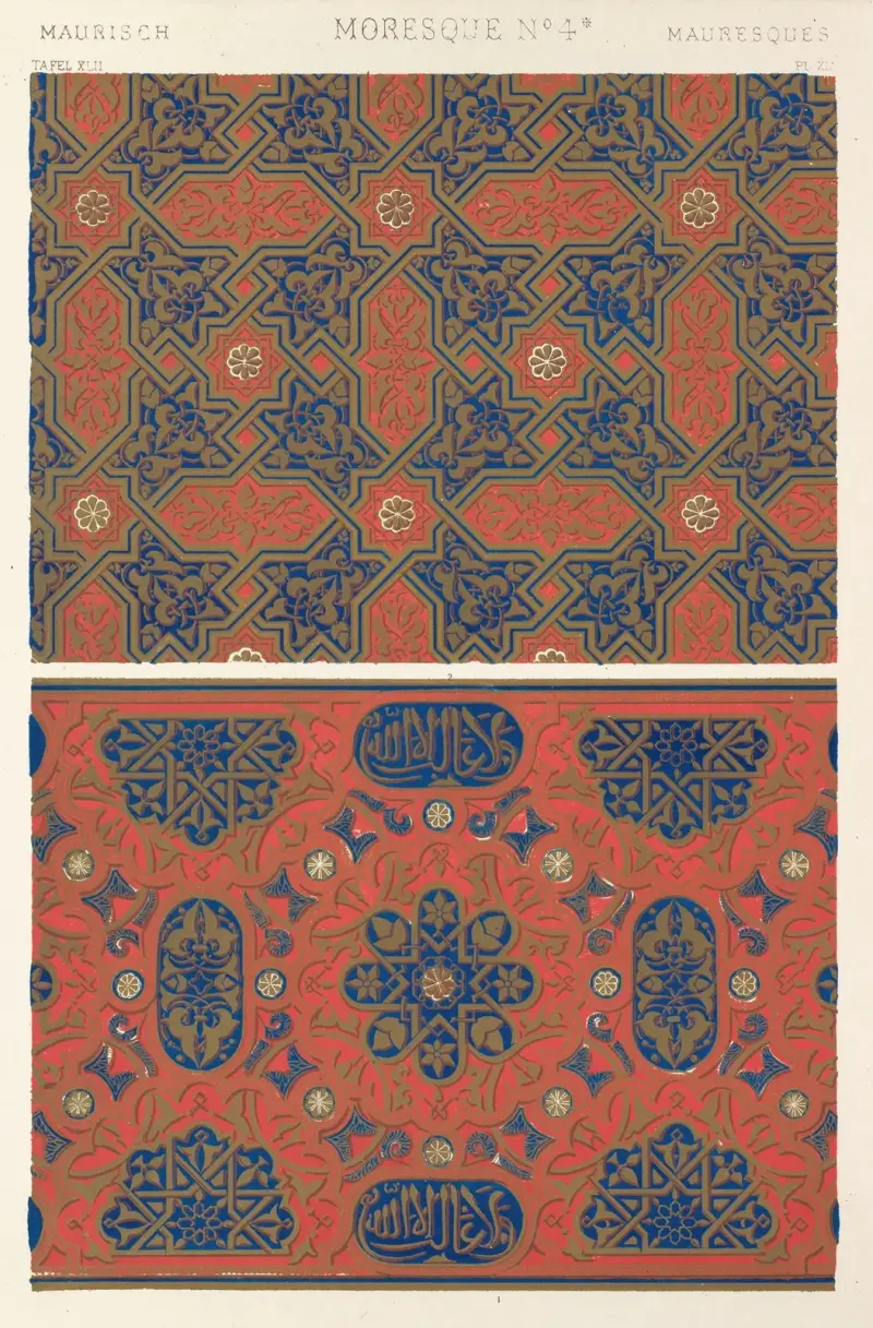 Moresque No.4a av Owen Jones