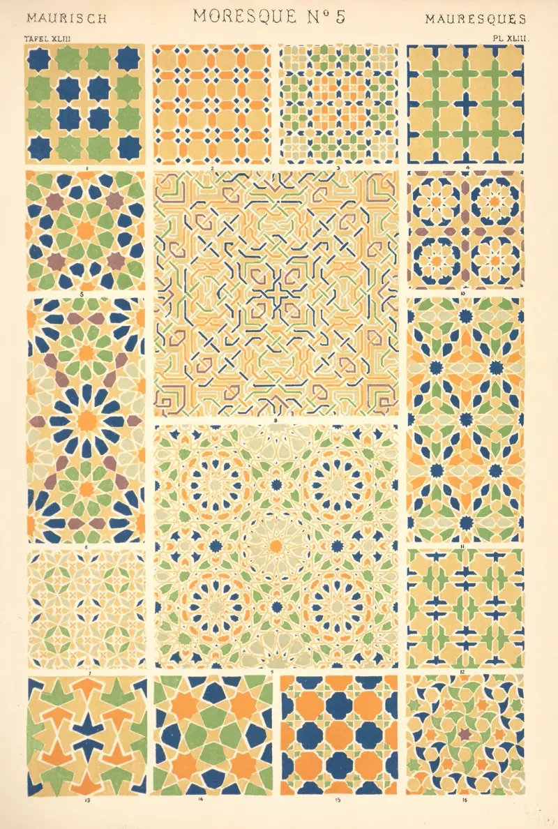 Moresque No. 5 av Owen Jones