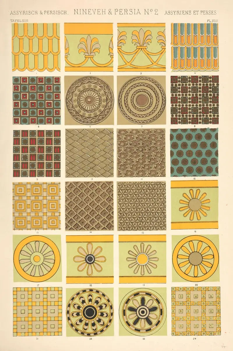 Nineveh & Persia No. 2 av Owen Jones
