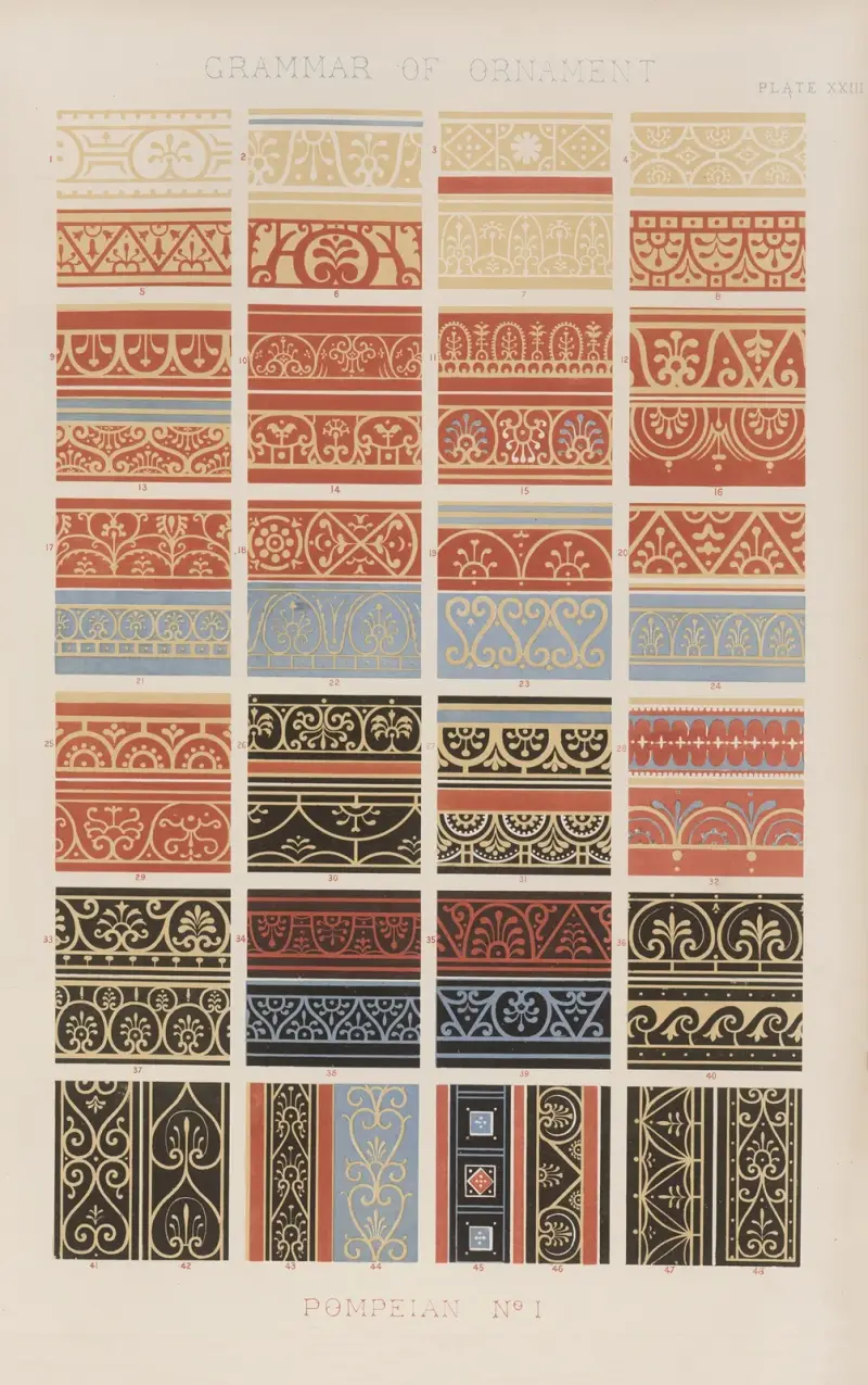 Pompeian No. 1 av Owen Jones