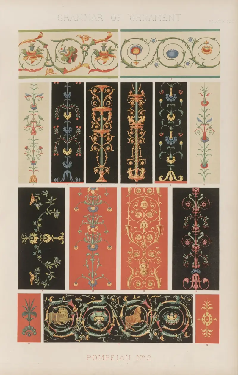 Pompeian No. 2 av Owen Jones