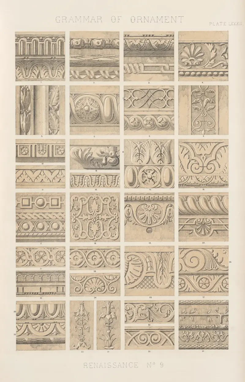 Renaissance Nr. 9, 1856 von Owen Jones