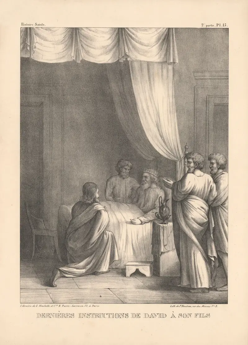 Dernieres instructions de David a son fils av P. Bineteau