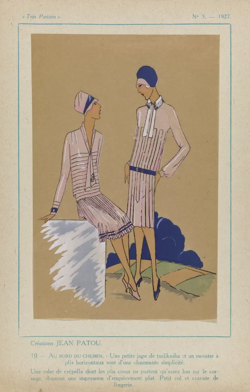 Créations Jean Patou. Au Bord Du Chemin av G-P. Joumard