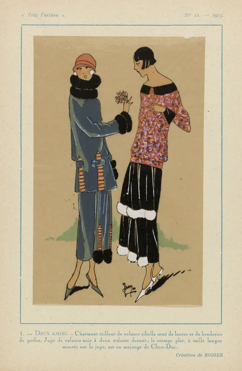 Zwei Freundinnen, 1923 – Nr. 1 von G-P. Joumard