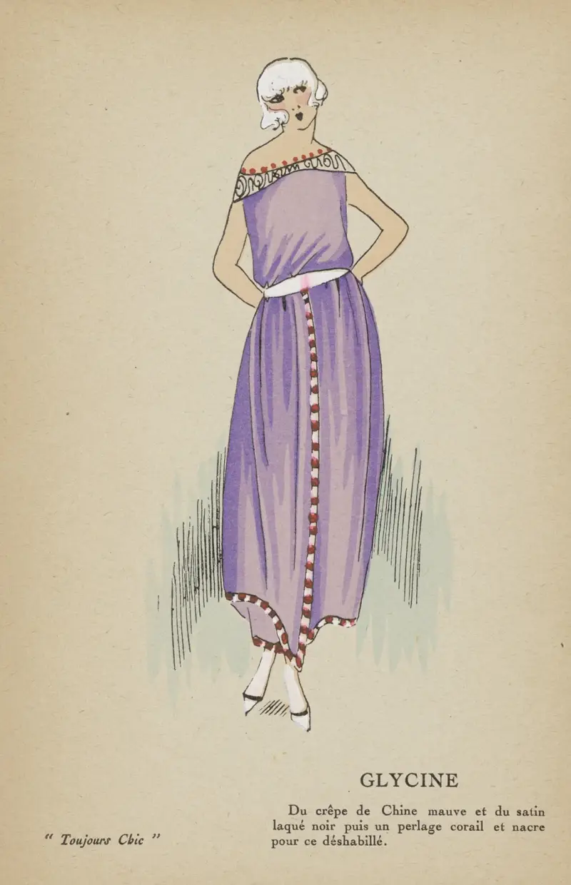 Toujours Chic, Les Deshabillés – Glycine av G-P. Joumard