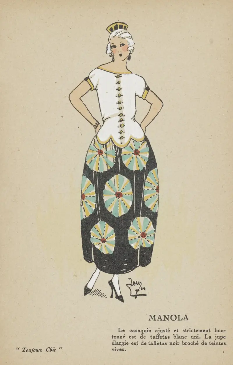 Toujours Chic, Les Robes – Manola av G-P. Joumard