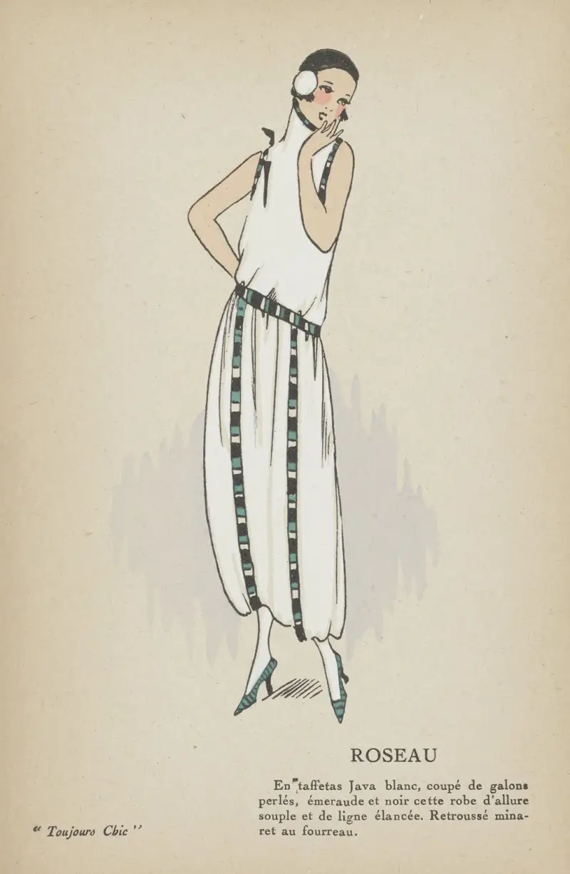 Toujours Chic, Toilettes de Soirées – Roseau av G-P. Joumard