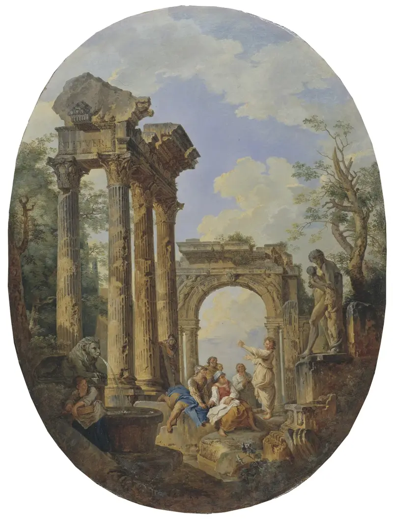 Römische Ruinen – Nr. 2 von Giovanni Paolo Panini