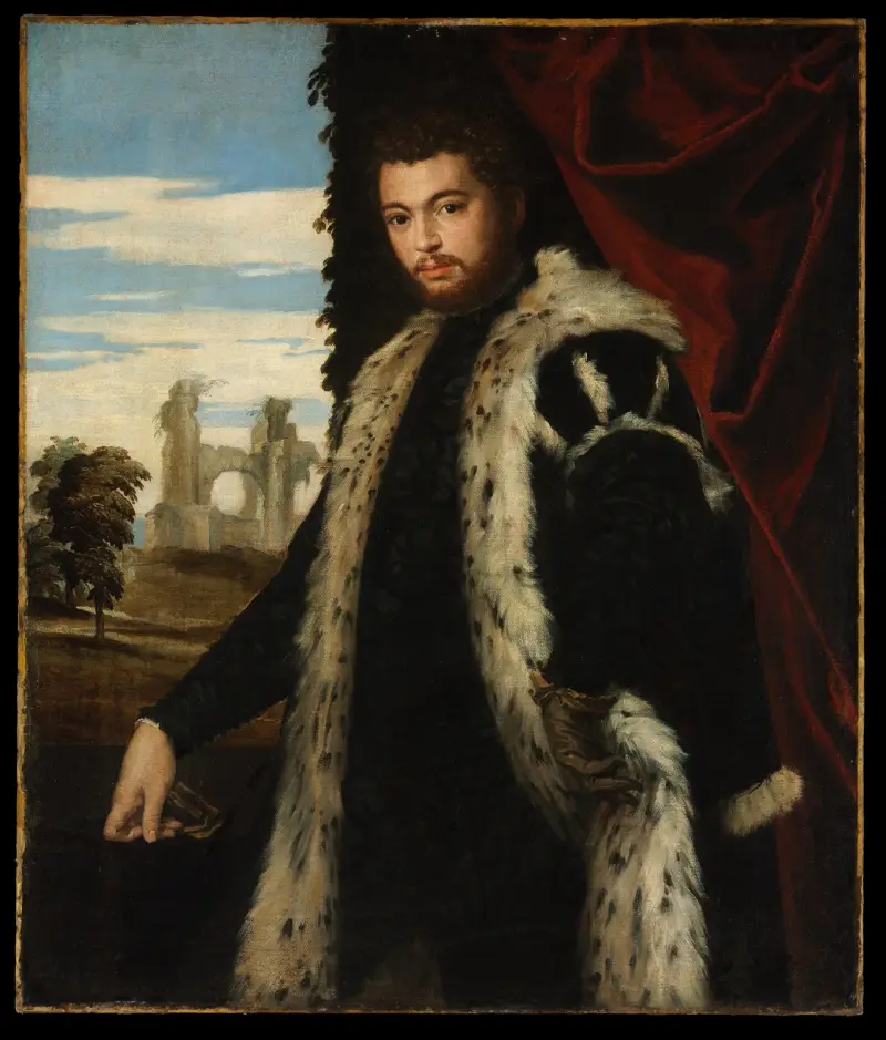 Portrait of a Man – nr 2 av Paolo Veronese
