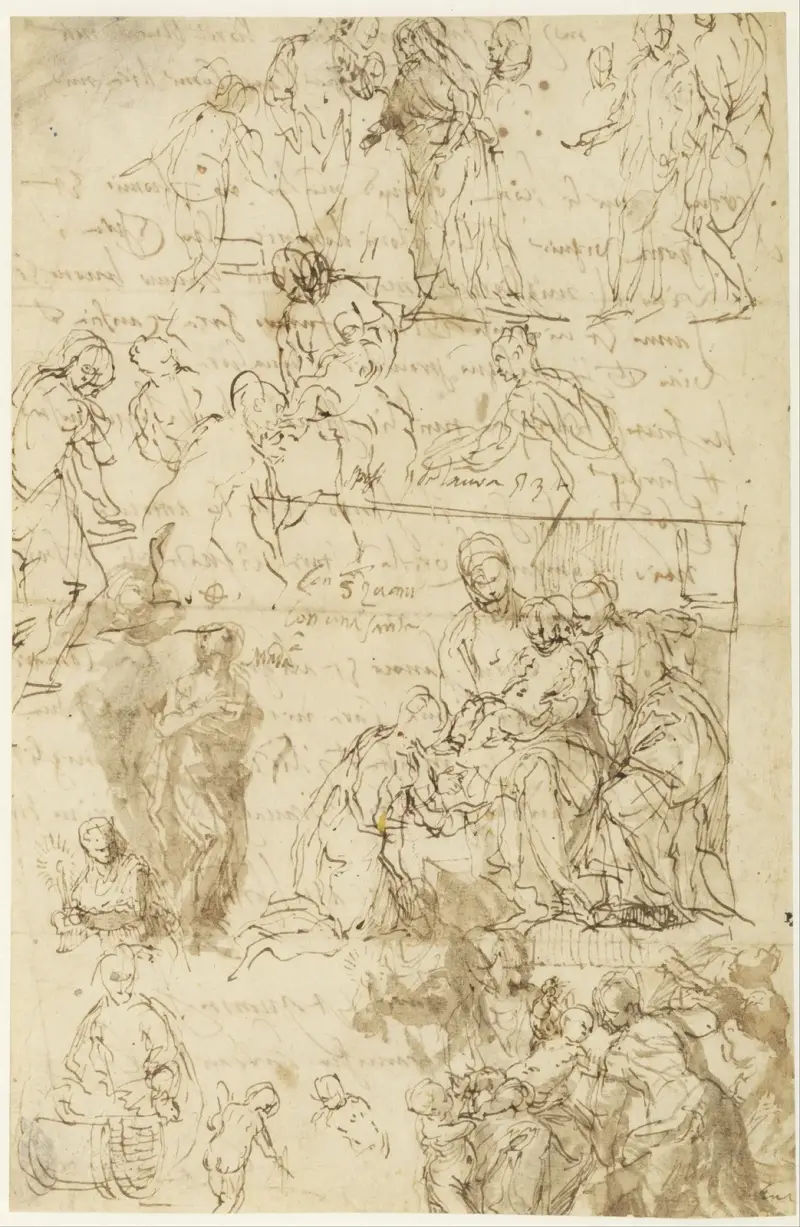 The Mystic Marriage of Saint Catherine and other studies av Paolo Veronese
