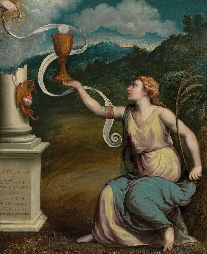 An Allegory of Faith av Paris Bordone