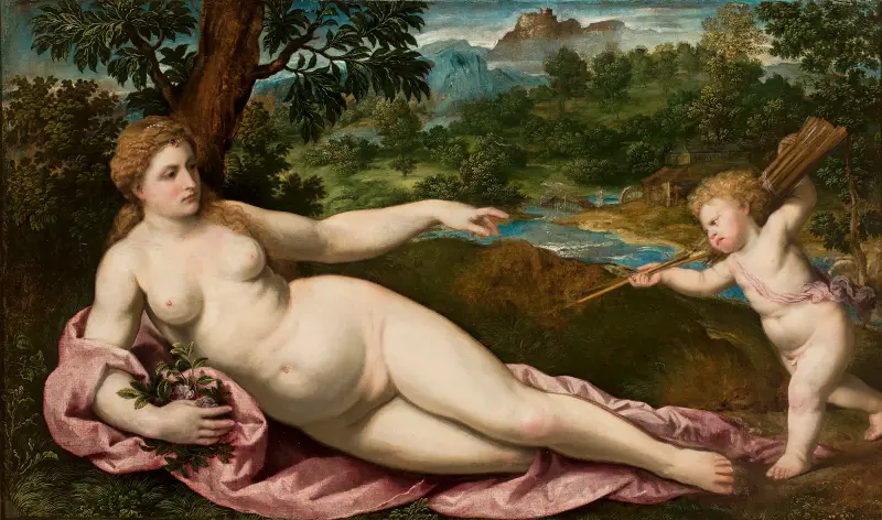 Wenus i Eros, Paris Bordone