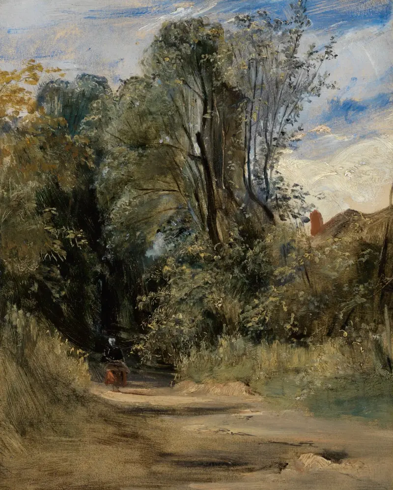 Ein Waldpfad von Richard Parkes Bonington