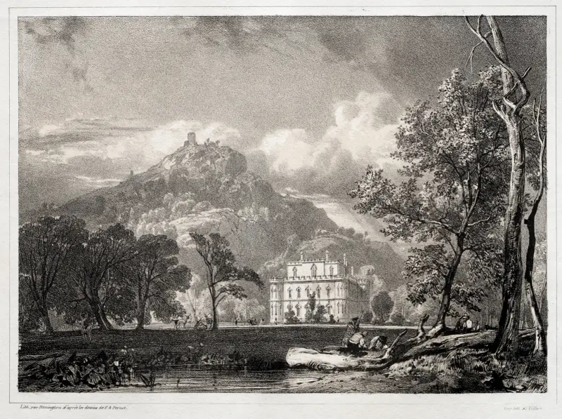 Argyle Castle av Richard Parkes Bonington