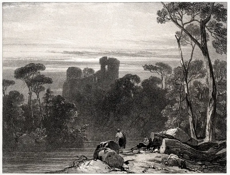 Bothwell Castle von Richard Parkes Bonington