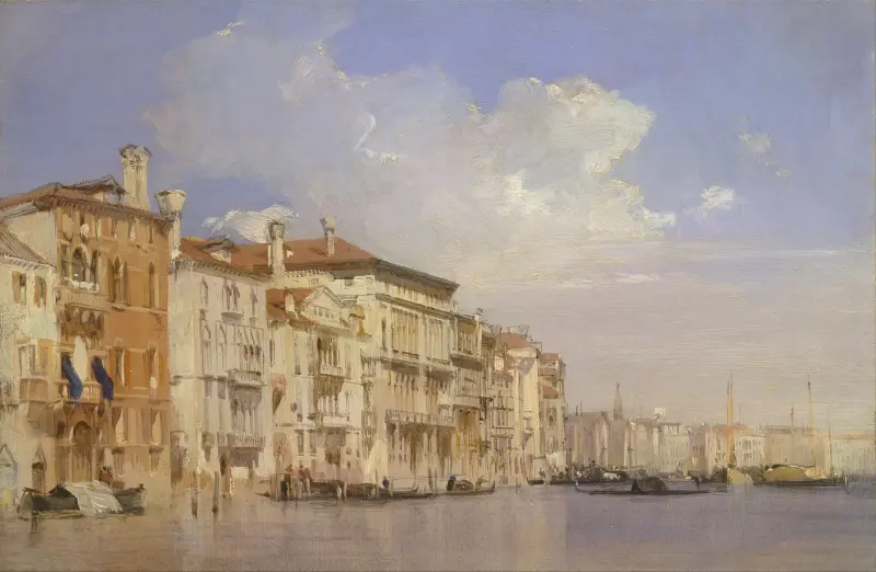 Canale Grande w Wenecji, Richard Parkes Bonington