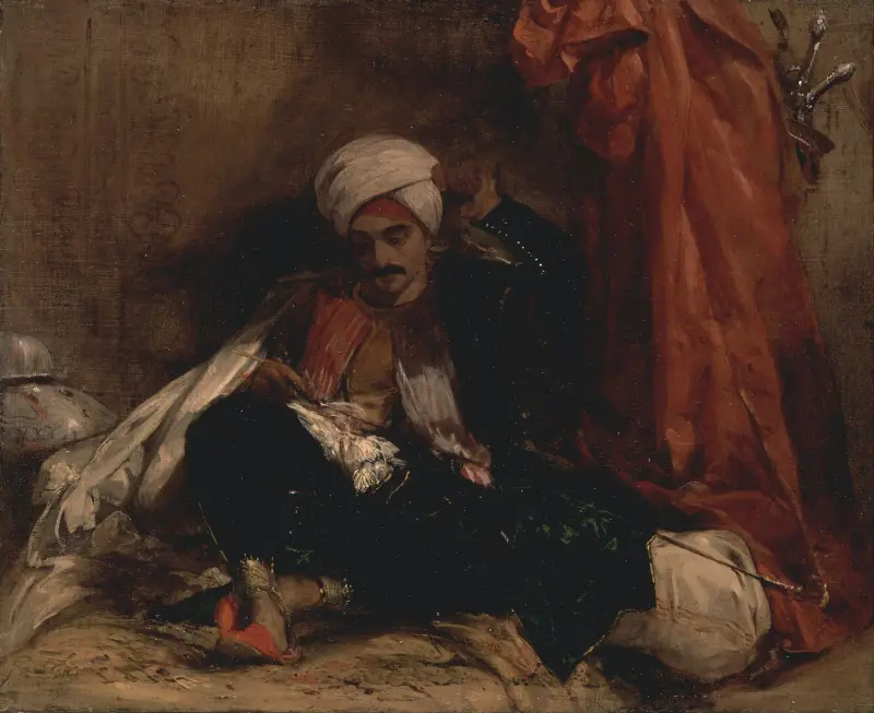 Sitzender Türke von Richard Parkes Bonington